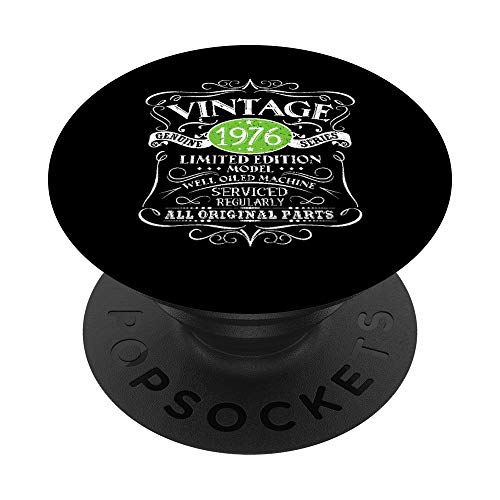 Vintage 1976 46 regalo de cumpleaños hombres mujeres diseño original PopSockets PopGrip Intercambiable