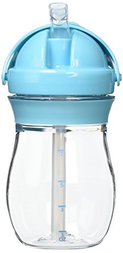 OXO Tot Transitions - Taza de paja azul agua Talla:9 Ounce