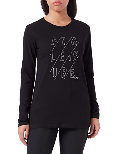 CMP - Maglia in Jersey da Donna, Nero, 42