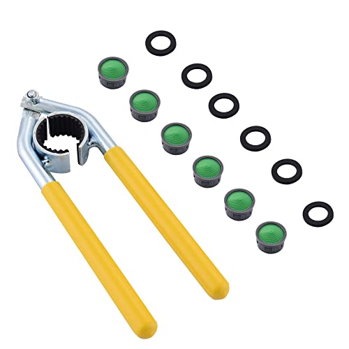ZOOYYUE Llave de aireador de grifo, 6 filtros de grifo, boquillas para quitar y reemplazar grifos Cover