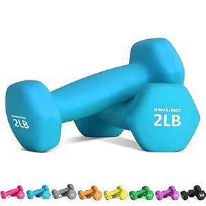 Balelinko Home Gym Equipment Workouts Strength Training Weight Loss Pilates Weights Yoga Sets Free Weights for Women, Men, Seniors and Youth