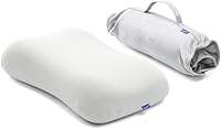 Vista 10 de Cushion Lab Almohada de Viaje para Sueño Profundo – Almohada de Cuello de Espuma Viscoelástica Compacta para Dormir, Almohada Portátil para Hoteles