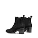DREAM PAIRS Women's Retro Elastic Chelsea Ankle Boots Fashion Low Chunky Block Heel Pointed Toe Fall Heeled Booties Shoes, SDAB2314W, BLACK SUEDE, SIZE 6