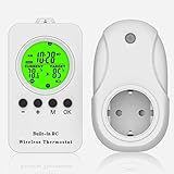 [Aplicación y garantía] -- Este termostato es ideal para la mayoría de dispositivos de calefacción, como calefacción por infrarrojos, radiadores de aceite, radiadores infrarrojos, chimeneas eléctricas, calefacción por suelo radiante y radiadores portátiles, así como para muchos dispositivos de refrigeración eléctricos. Le ofrecemos una garantía de un año y servicio técnico de por vida.