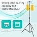 Lefeke IV Pole Portable for Traveling, Adjustable IV Stand with Hooks, Medical IV Drip Infusion Bag Holder, IV Fluids Floor Stand (Black)