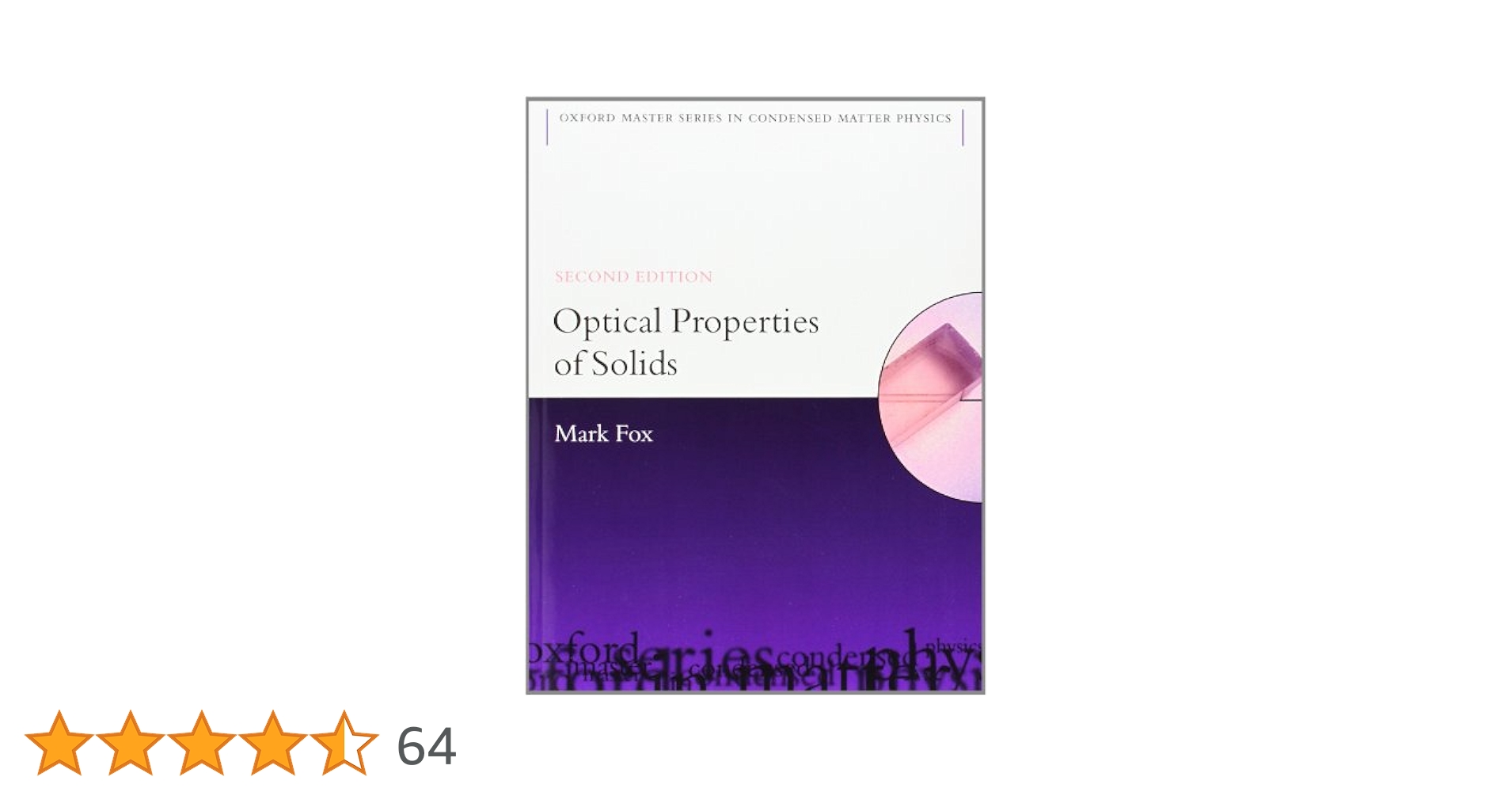 語学+参考書 Optical Properties of Solids (Oxford Master Series in Condensed Matter Physics) Amazon.com: Optical Properties of Solids (Oxford Master