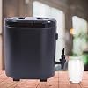 2.11Gal/8L Insulated Beverage Dispenser, 304 Stainless Steel Thermal Hot Cold Drink Dispenser with Spigot, 24H Temperature Retention Beverage Server for Tea Coffee Milk Juice, Oval Black