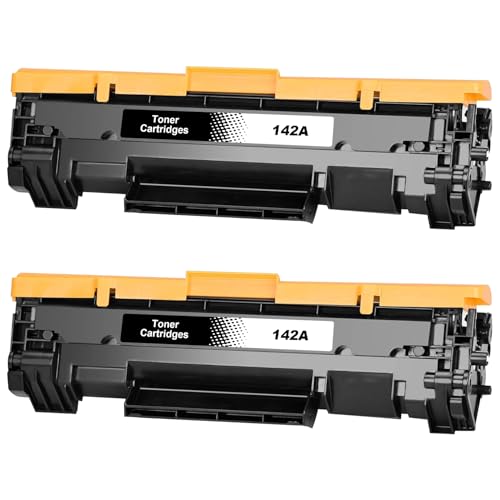 Veson 142A W1420A Lot de 2 cartouches de toner avec puce compatibles avec HP 142A W1420A 142X...