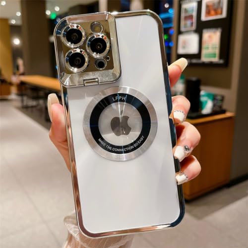 Coque iPhone antichoc argentée : finis les reflets de caméra rayés
