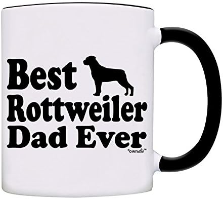 owndis Best Rottweiler Dad Ever Mug