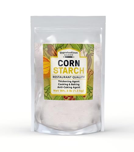 Unpretentious Corn Starch Thickening Agent, For Bulk Baking & Cleaning Use (3 Pound)