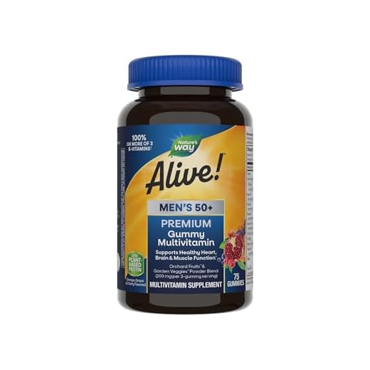 Alive! Men's 50+ Premium Gummy Multivitamin
