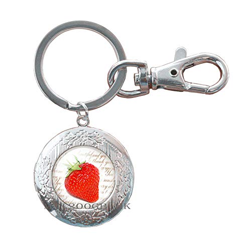 Erdbeer-Schlüsselanhänger Erdbeer-Anhänger Erdbeer-Anhänger Erdbeer-Schlüsselanhänger Erdbeer-Schmuck Obst-Schlüsselanhänger Obst-Anhänger Obst-Anhänger