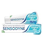 Sensodyne Toothpaste Daily Care, Sensitive Toothpaste for Sensitive Teeth, Original Mint, 75ml