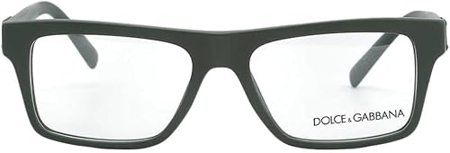 Dolce & Gabbana Gafas graduadas DG 3368 3297 Matte Dark Green, Verde oscuro mate