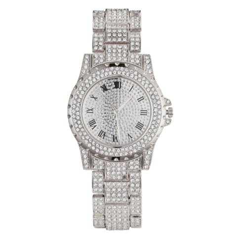 HALUKAKAH �_�C�������h�S�[���h�E�H�b�` �A�C�X�A�E�g�A�����Y18K�S�[���h/�v���`�i�z���C�g�S�[���h���b�L ��39mm ���E���h�_�C���� �N�H�[�c���X�g�o���h 22.5cm�A�L���[�o�����N�`�F�[���t���I�v�V���� 20cm�u���X���b�g/45cm�l�b