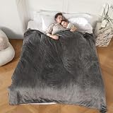 COZYTY Heated Blanket King Size, Soft Cozy Upgraded Flannel Electric Blanket Dual Control with...