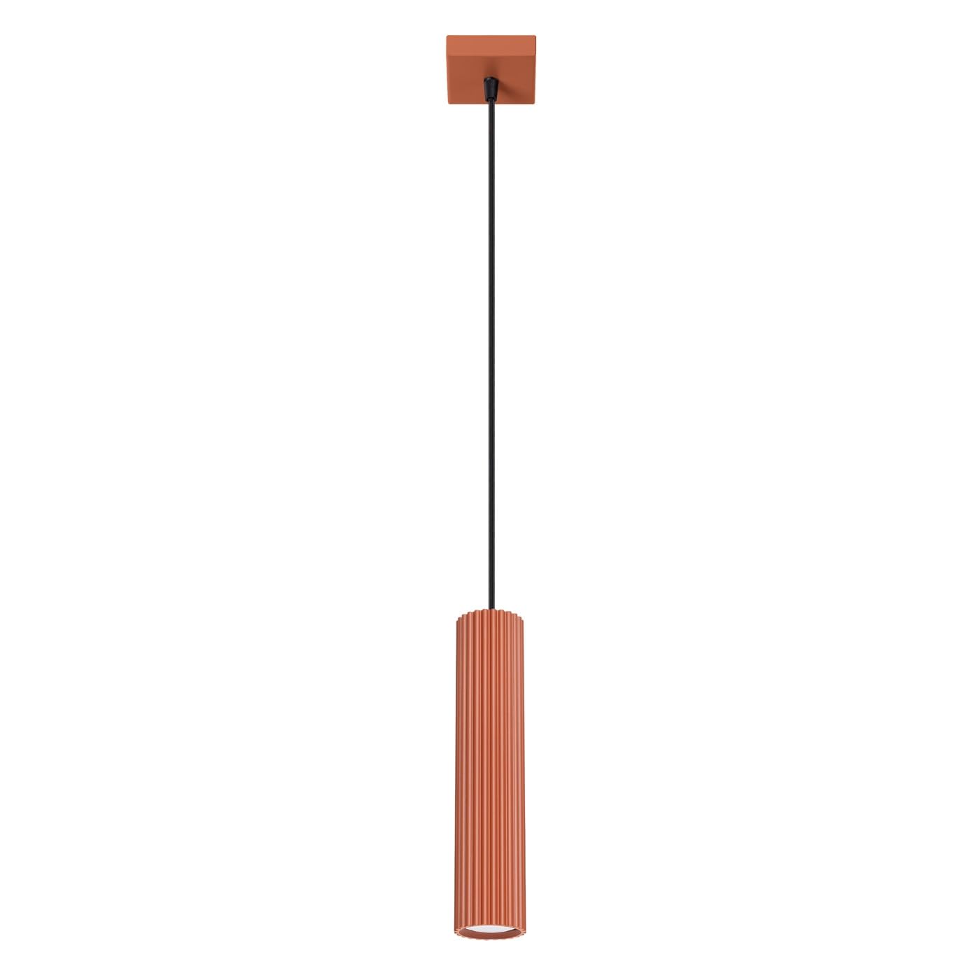SOLLUX lighting Pendant lamp KARBON 1 red Ochre