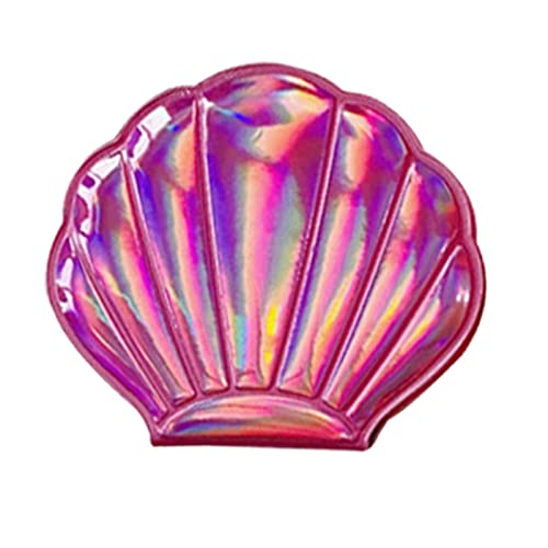 Vesone Specchio | Specchio bifacciale Conchiglia per Borsa,Set di 2 specchietti Cosmetici Portatili da Viaggio, Regalo per Mamme, Donne, Ragazze, specchietti Pieghevoli per Borsetta, Borsa