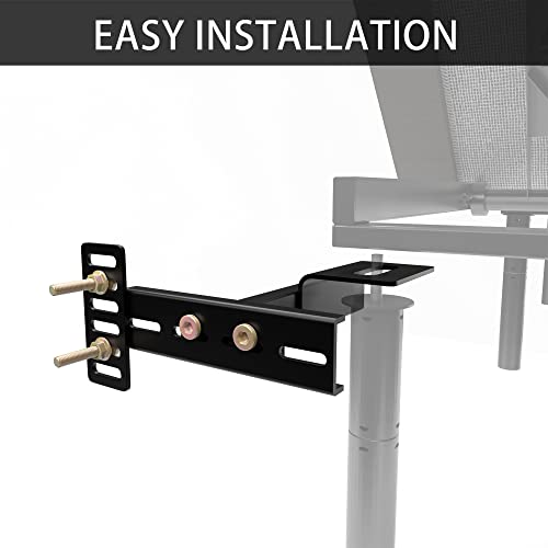 Ogonbrick Headboard Brackets - Universal Headboard Brackets For Metal Bed Frame Adjustable Bed Headboard Wall Mounting Brackets Footboard Extension Kit Fit For Twin Full Queen King Size Bed Black #TOP3