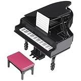 Accessoires pour maison miniature : un design traditionnel et une excellente finition rendent le modèle de mini piano attrayant, ainsi que les meubles miniatures pour maison