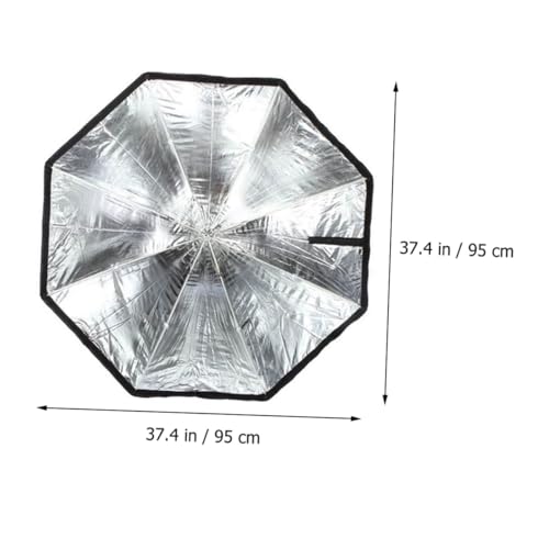 Image of Octagonal Softbox Umbrella Photo Light Box for Photography and Video Studio Lighting with Diffuser - Professional Lighting Modifier for Camera Photo Equipment