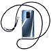 Produktbild mtb more energy® Handykette kompatibel mit Xiaomi Redmi Note 9, Redmi 10X 4G (6.53'') - dunkelblau - Smartphone Hülle zum Umhängen - Anti Shock Full TPU Case