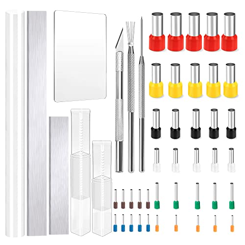 Outils de Modelage Céramique Sculpture, Poterie Pâte Polymère Fraises en Argile Ronds, Rouleau à Pâtisserie en Acrylique, pour Fabrication d'Argile, Modelage DIY Emporte-pièces Artisanat (49PCS)