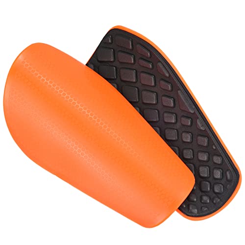 PATIKIL Soccer Shin Guards, Size S EVA Cushion Protection Sport Protective Pad for Youth Adult Orange