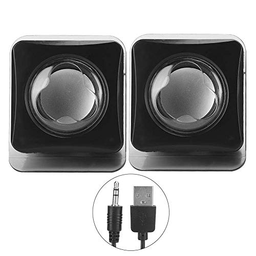 Computer Speakers for Desktop PC Laptop Mac, USB 2.0 Mini Wired Combination Speaker Dual Stereo Clear Speaker System with Volume Control Computer Speakers for Desktop PC Laptop Mac, USB 2.0 Mini Wired Combination Speaker Dual Stereo Clear Speaker System with Volume Control