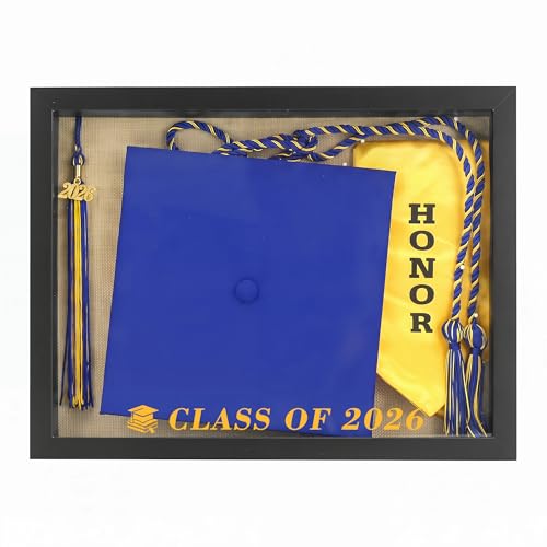 FramePro gold-mitted graduation shadow box image