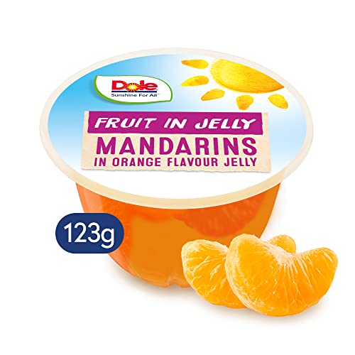 Dole Mandarin in Orange Jelly Fruit Pots 20 x 123g, Healthy Snack Made with Fresh Fruit, No Added Sugar Fruit Bowls, Perfect for Breakfast & Dessert or Adding to Recipes - Image 6