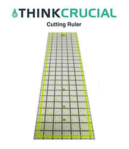 Think Crucial Durable 6x24 Inch Acrylic Cutting Ruler