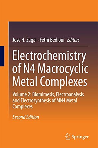 Buy Electrochemistry of N4 Macrocyclic Metal Complexes — BookShops.in