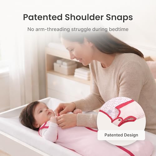 Image of Baby Deedee Sleep Nest Original - Baby Sleep Sack 2.5 TOG 6-18 Months, Winter Sleeping Bag with Soft Cotton & Patented Shoulder Snaps, Wearable Blanket for Boy Girl Infant Toddler, Khaki