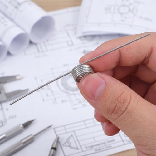 SHINEOFI 10pcs V-Shaped Torsion Spring 135 Degrees Stainless Steel 10mm Outer Hole Diameter and 1mm Wire Diameter, High Fatigue Resistance Compact Installation Spring Replacement Parts - 5