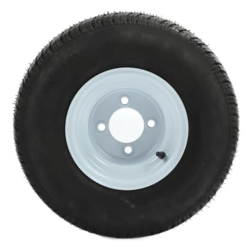 18x8.50‑8 Pneumatici per Carrello da Golf Gomma per Migliore Maneggevolezza Sostituzione del Gruppo Ruota e Pneumatico per Carrello da Golf per Carrello da Golf E‑Z‑GO,
