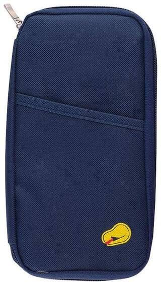 Image of Travel Document Passport Pouch Organizer Zip Holder Travel Pouch, Business Cards, Credit Cards Ticket Coins Currency Check, Id Document & Pen Storage Bag for Men, Women - Multicolor.