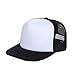 Produktbild Evansamp Sommerhut für Kinder, Baby, Jungen, Mädchen, Sonnenhut, atmungsaktiv, einfarbig, Netz, Baseballkappen, Hüte für 38 Jahre, Unisex Kinder, Schwarz