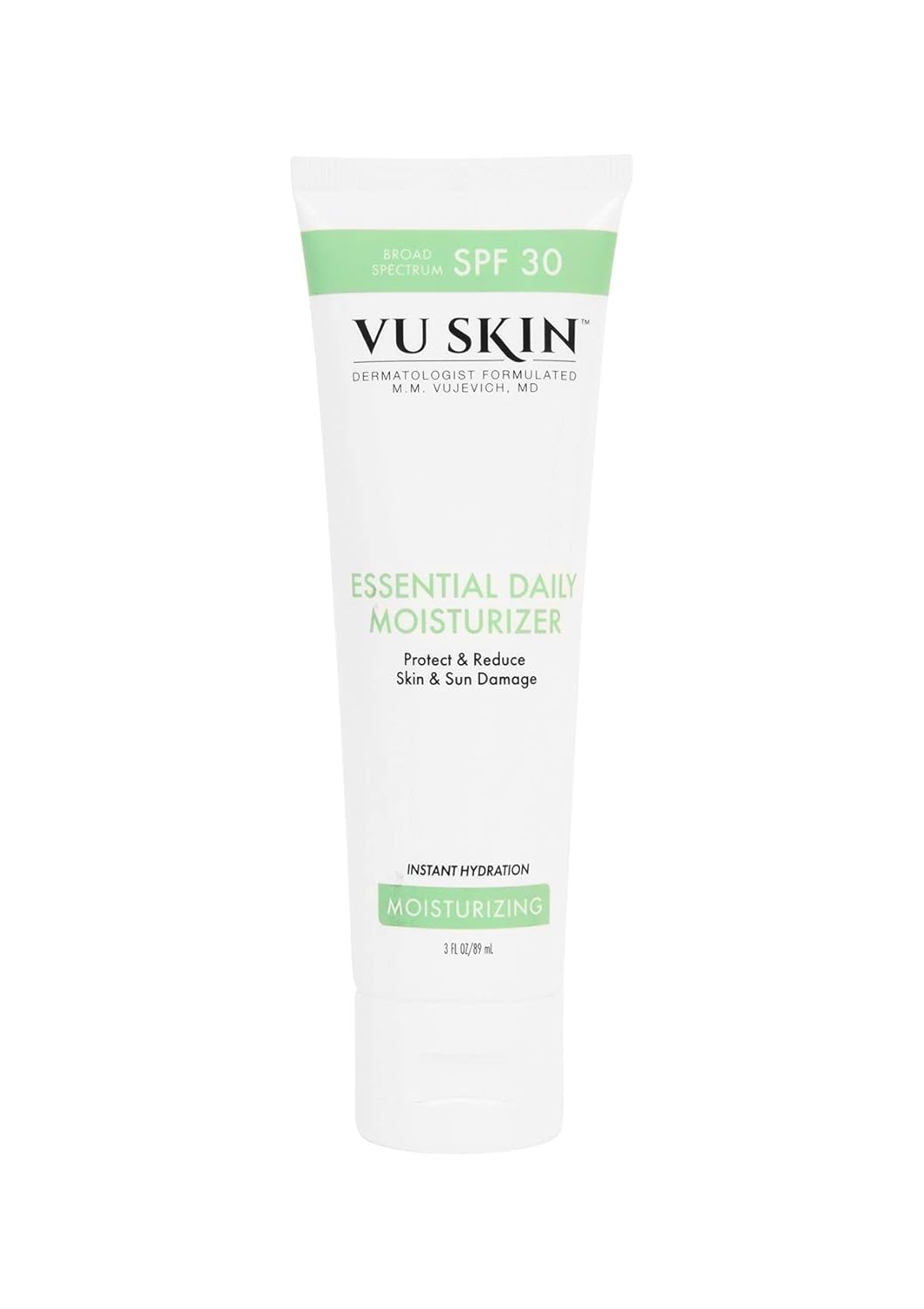 Essential Daily Moisturizer with SPF 30 – Doctor Formulated Facial Moisturizer with Cucumber and Grape Seed Extracts Hydrates and Protects Skin (3 oz)