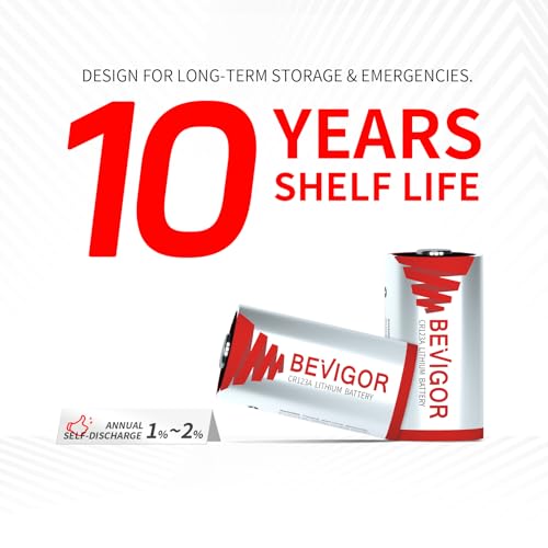 image for BEVIGOR CR123A 3V Lithium Batteries 6 Pack,1500mAh Photo Lithium Batte