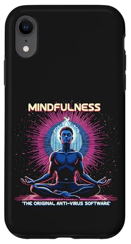 Mindfulness Meditazione Originale Antivirus Software Tech Custodia per iPhone XR