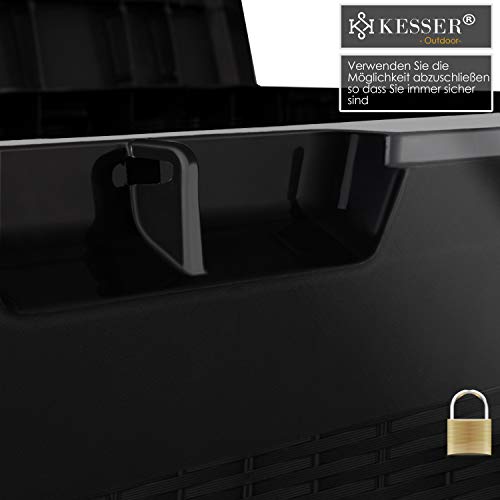 Wasserdichte Auflagenbox KESSER Kissenbox 290 Liter mit Rollen