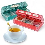 Regalo de té en caja de regalo, colección seleccionada té negro y té verde con una selección de los mejores tés negros y tés verdes (12 x 2 g = 24 g, Sensation of Flavour)