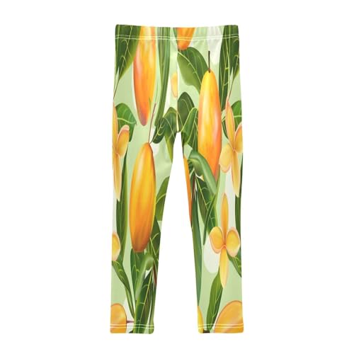 Toddler Girls Leggings Printed Yoga Pants Leggings Mango Seamless Pattern for Kids2
