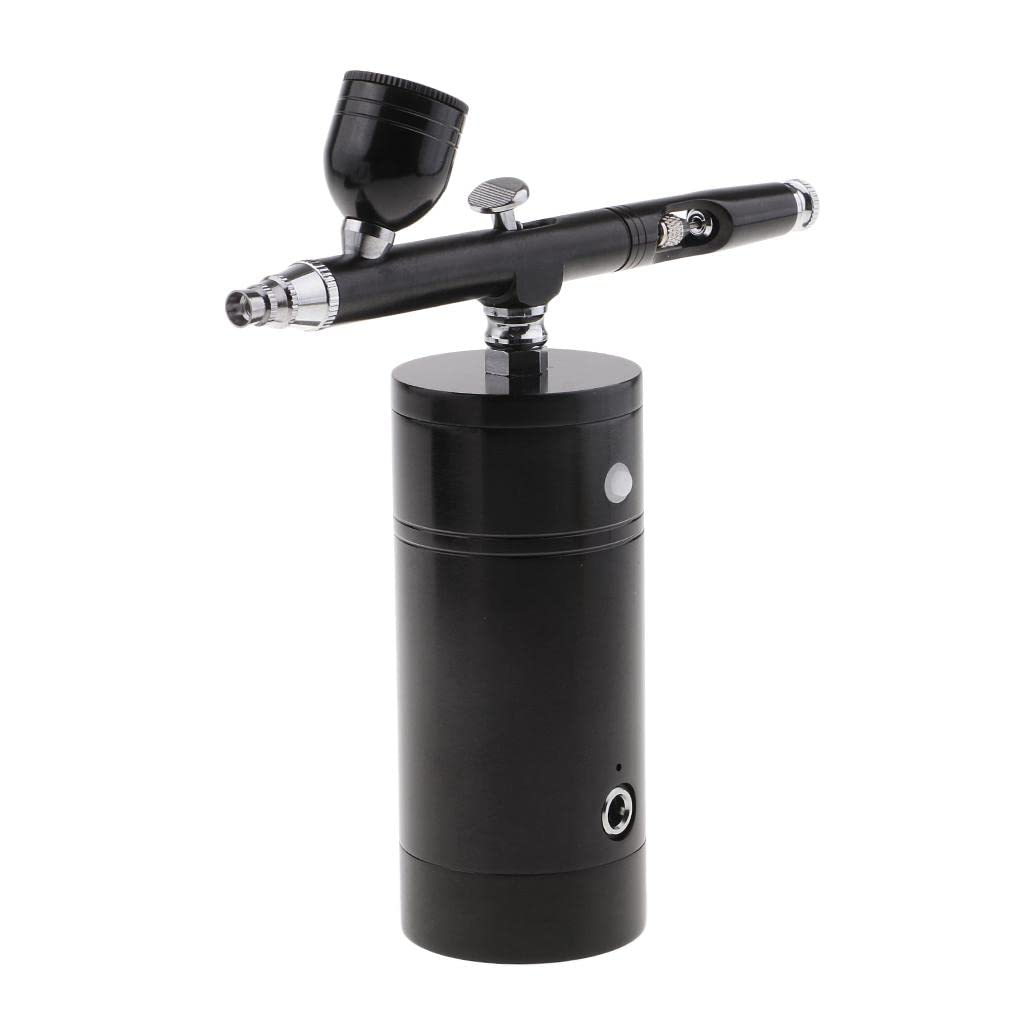 Multi-Purpose Airbrush Kit Set with Compressor USB Charger - Nail Art, Makeup, Cake Decor - Portable Dual-Action Spray Tool