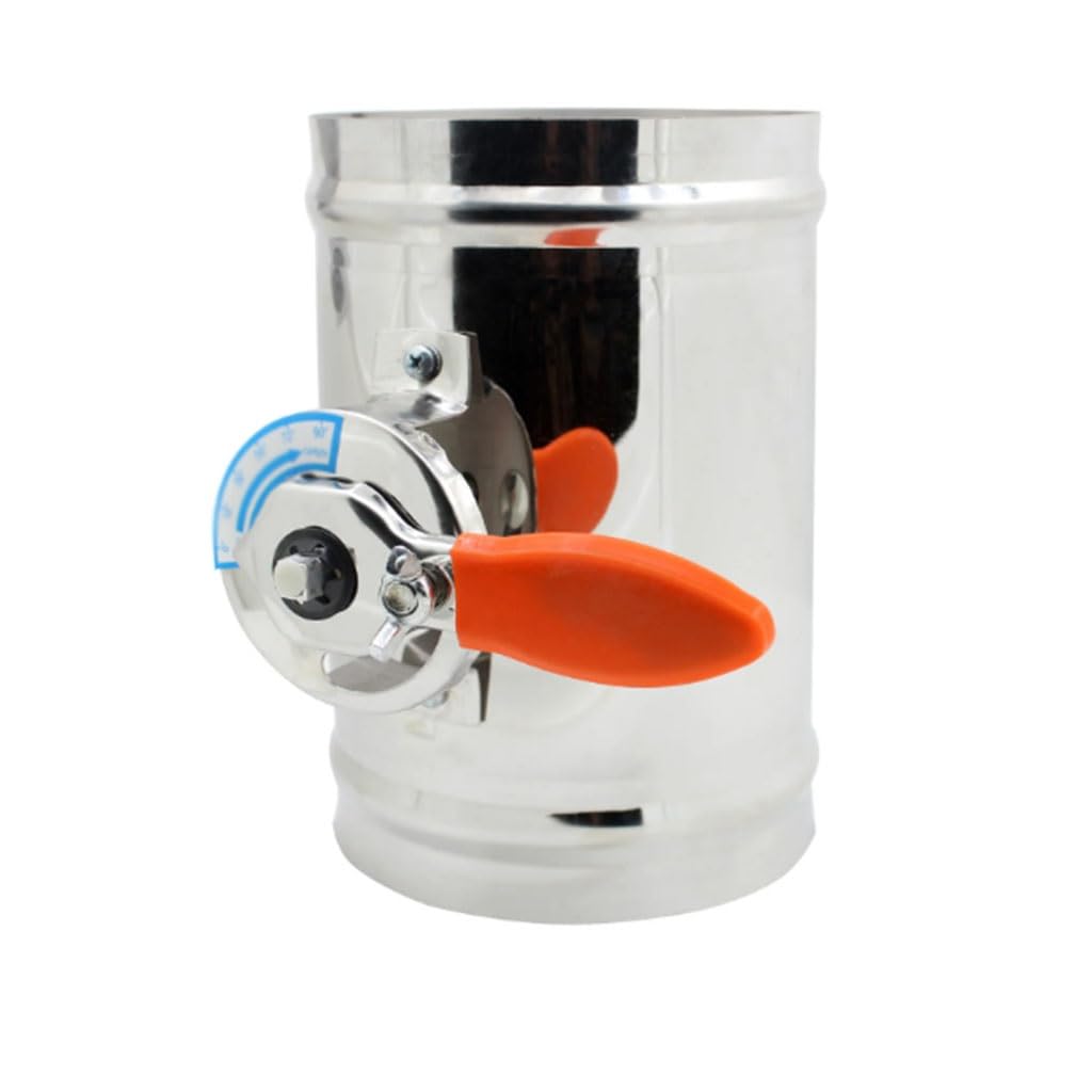 Clapet de ventilation en acier inoxydable OD 300mm robuste pour installation durable