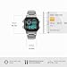 Imagen de Skmei Reloj deportivo para hombre de acero inoxidable digital