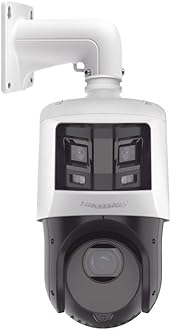 HIKV DS-2SE4C425MWG-E/26 2 In 1 Tandem-Vu 4MP PTZ IR IP Camera with 25X Optical Zoom, 6MP Panoramic PoE IP Camera with 24/7 Colorful Imaging, VCA, Human/Vehicle Detection, Face Capture, DarkFighter