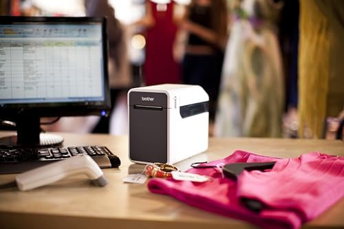 Image of Brother TD-2125N Standard-Resolution 2-Inch Direct Thermal Desktop Printer with USB and Network Capability